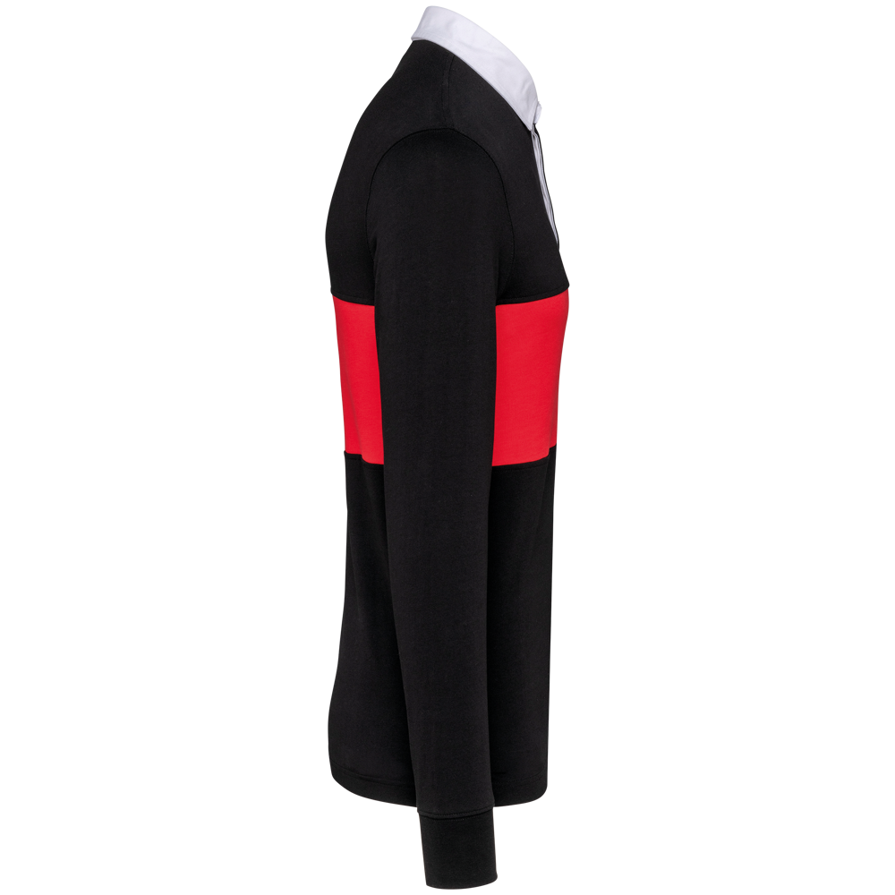 PA429 - Rugby-Polohemd mit langen Ärmeln