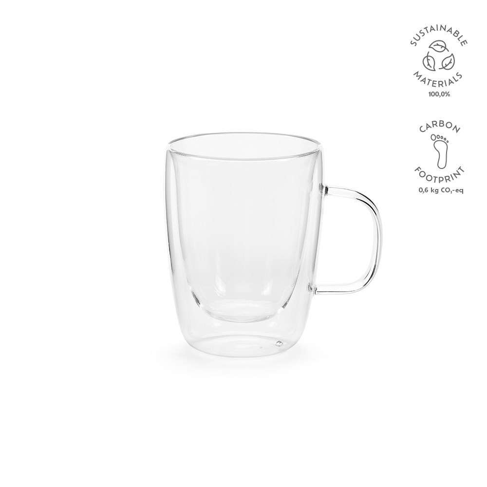 Elbe 350 Tasse Borosilikat Glas 300 ml - Durchsichtig Elbe 350 Tasse Borosilikat Glas 300 ml - Durchsichtig