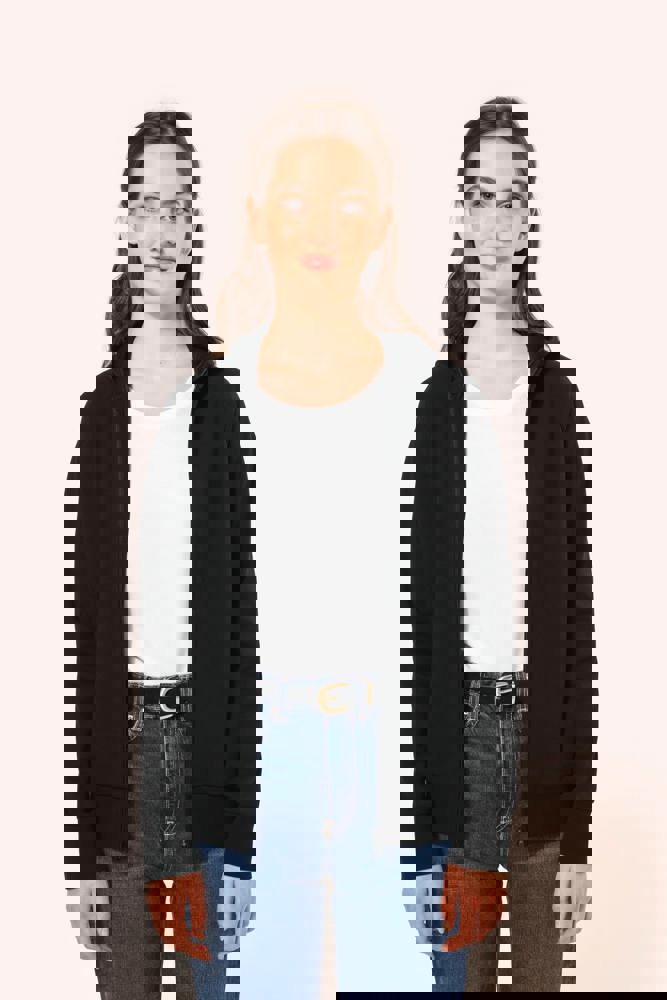 PK401 - Damenjacke mit Reißverschluss und Kapuze