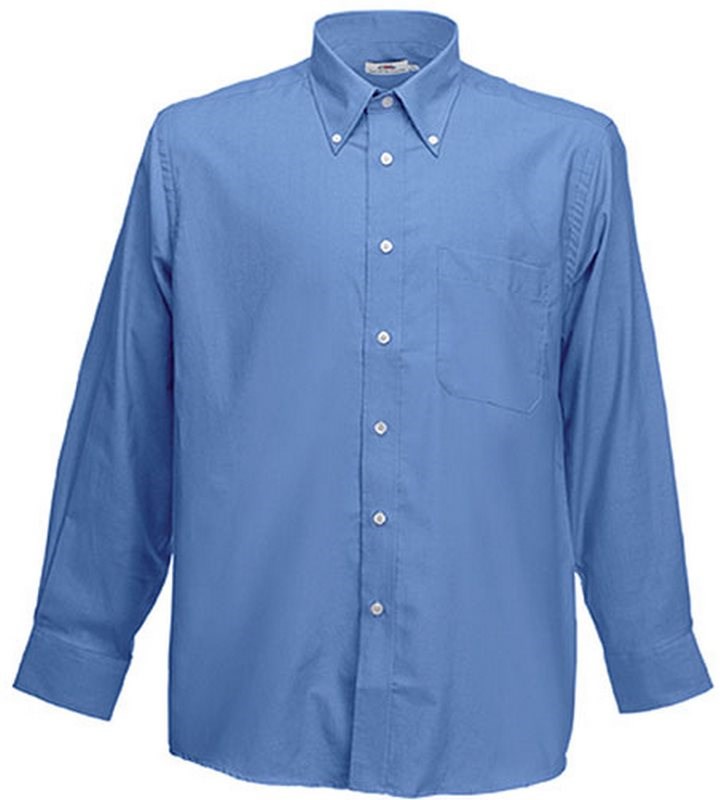 Fruit of the Loom Long Sleeve Oxford Shirt (65-114-0) Fruit of the Loom Long Sleeve Oxford Shirt (65-114-0)