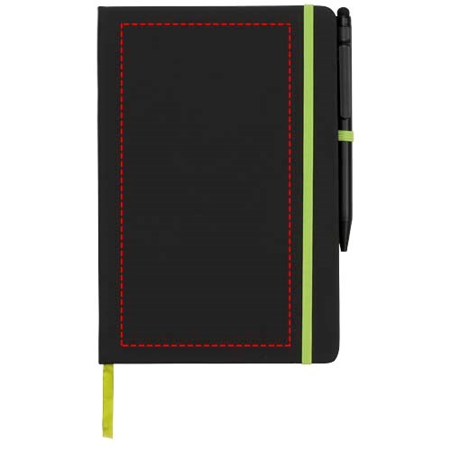 Noir Edge A5 Notizbuch mit farbigem Rand Noir Edge A5 Notizbuch mit farbigem Rand