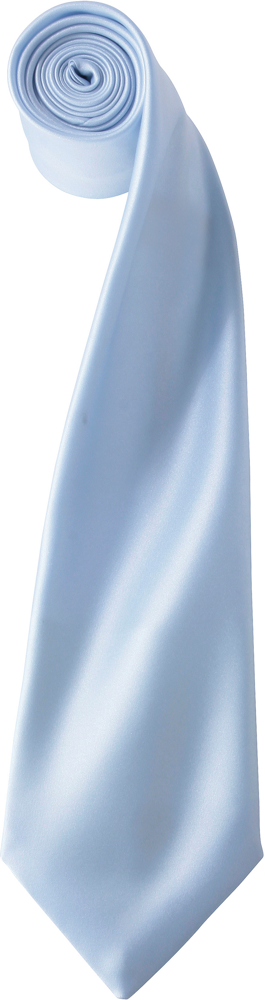 PR750 - colours' Satin Tie - Light Blue