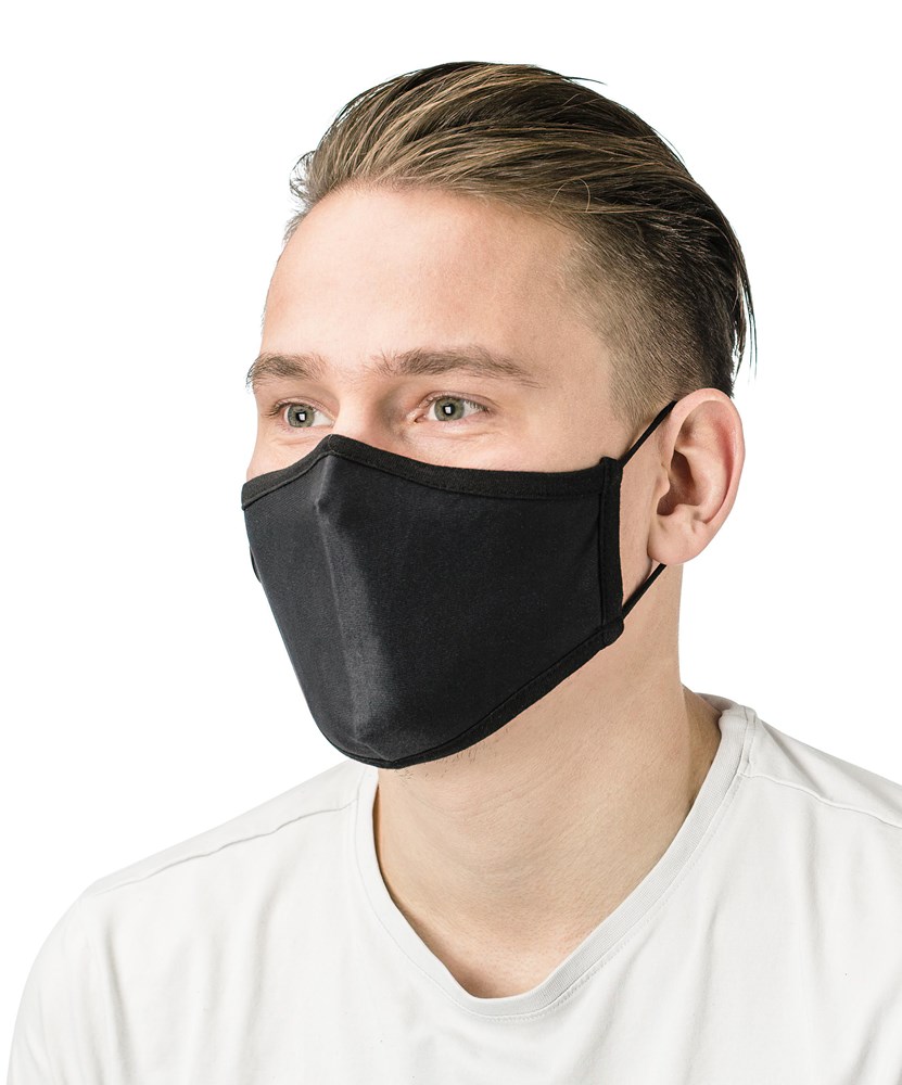 Wiederverwendbare Maske aus Baumwolle und Polyester Riyan Wiederverwendbare Maske aus Baumwolle und Polyester Riyan