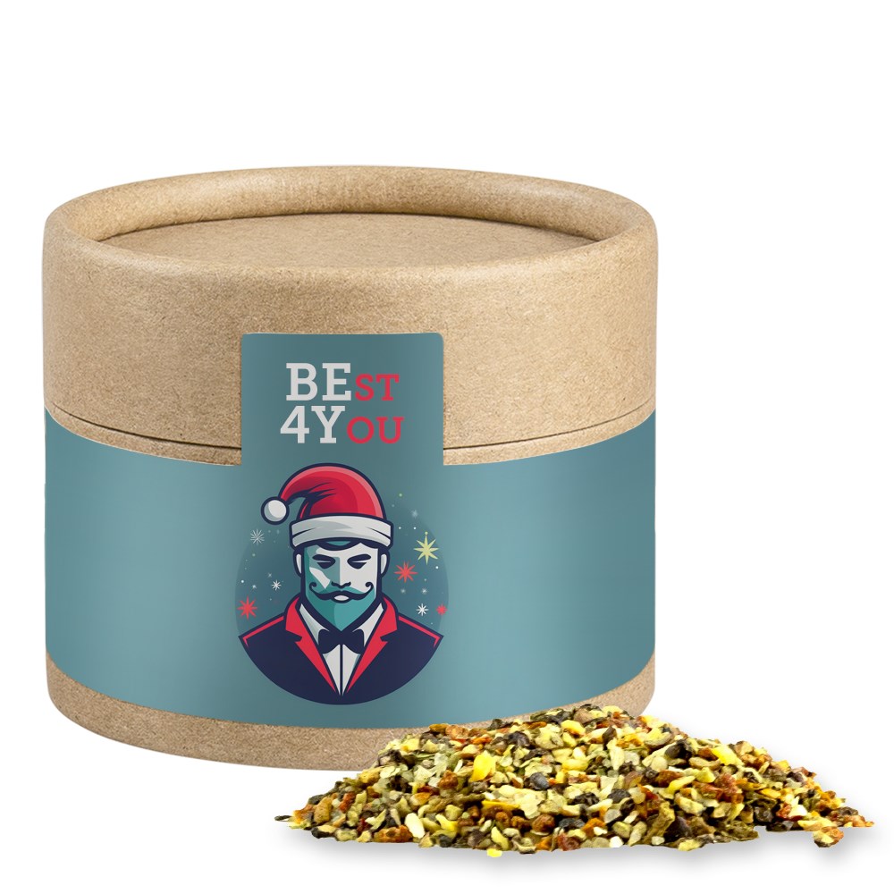 Weihnachts Gewürzmischung Chefsache, ca. 30g, Kraftpapierdose Mini