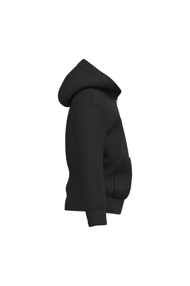 K4045 - Recyceltes Kinder-Kapuzensweatshirt mit Reißverschluss