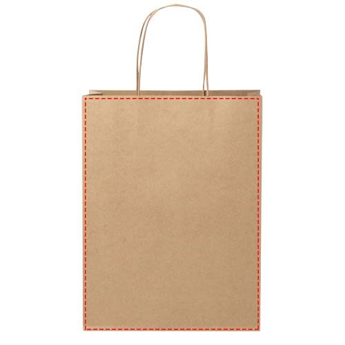 Kraftpapiertasche 120 g/m² mit gedrehten Griffen – mittel Kraftpapiertasche 120 g/m² mit gedrehten Griffen – mittel