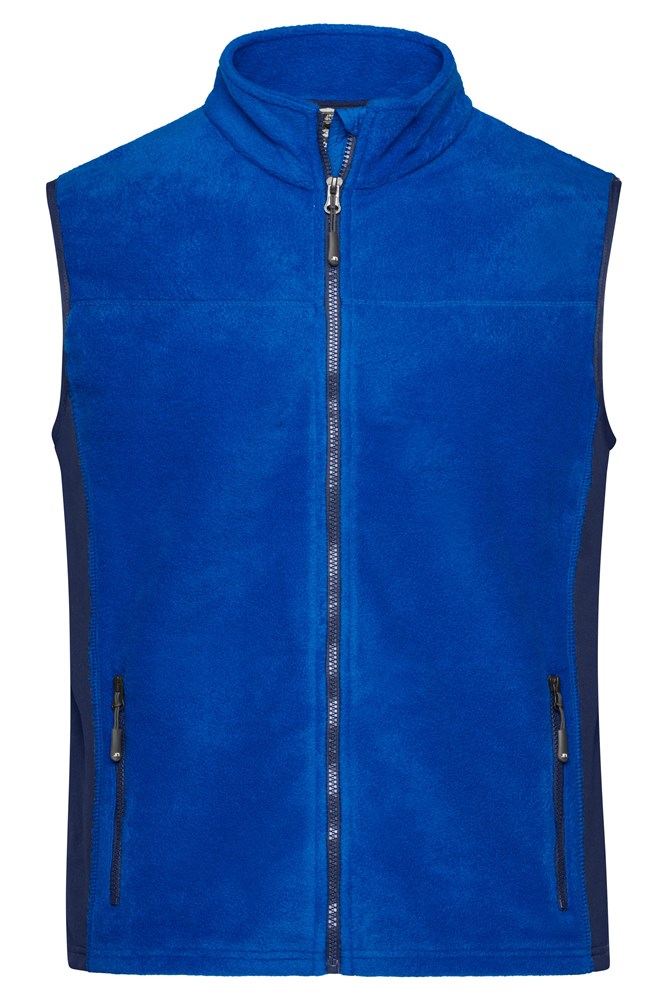 Men's Workwear Fleece Vest - STRONG - - Royal/navy (ca. Pantone 285C
296C)