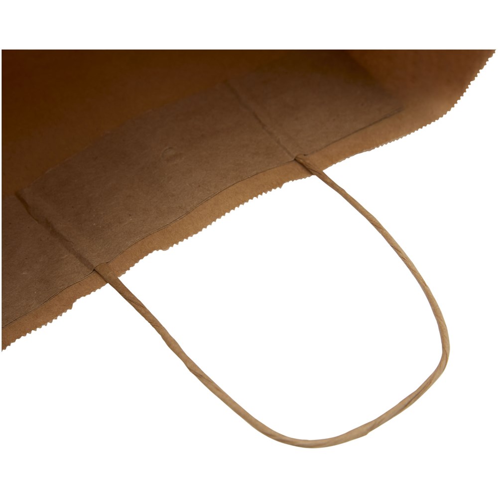 Kraftpapiertasche 80 g/m² mit gedrehten Griffen – mittel Kraftpapiertasche 80 g/m² mit gedrehten Griffen – mittel