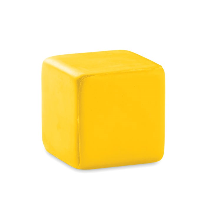 SQUARAX - Anti-Stress-Würfel - Gelb