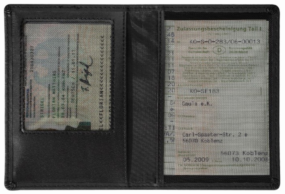 CreativDesign® Ausweistasche "TopClassNet" schwarz