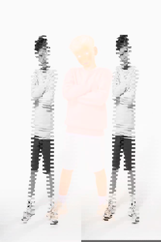 K4026C - Umweltfreundliches Sweatshirt mit Rundhalsausschnitt für Kinder