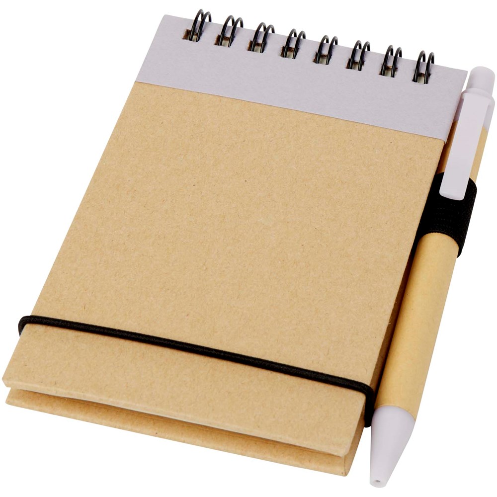 Zuse A7 Recycling Notizblock mit Stift - fliederfarben, natur