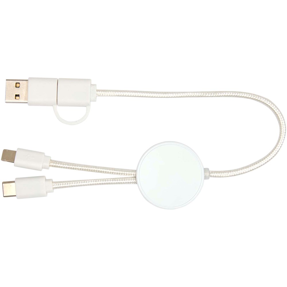 Citala 30 cm 5-in-1 Kabel aus recyceltem Kunststoff für Datenübertragung und 27W Schnellladung