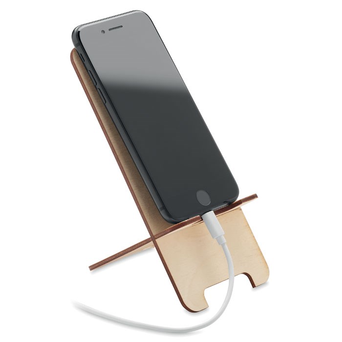 GROUW STAND - Smartphone Halter Birkenholz GROUW STAND - Smartphone Halter Birkenholz
