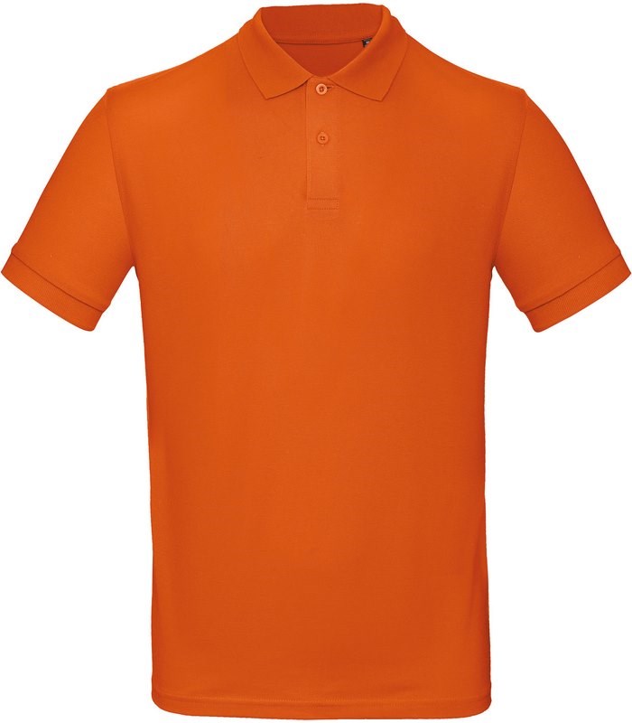 B&C Men's organic polo shirt - Städtisch Orange