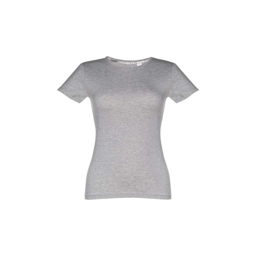 THC SOFIA 3XL. Damen T-shirt - Hellgrau melliert
