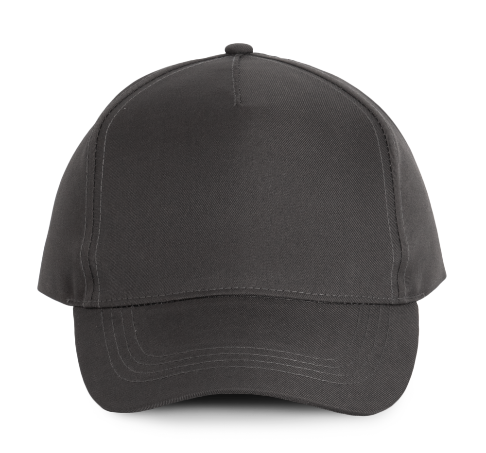 KP157 - Polyester-Sportkappe mit 5 Panels - dark grey