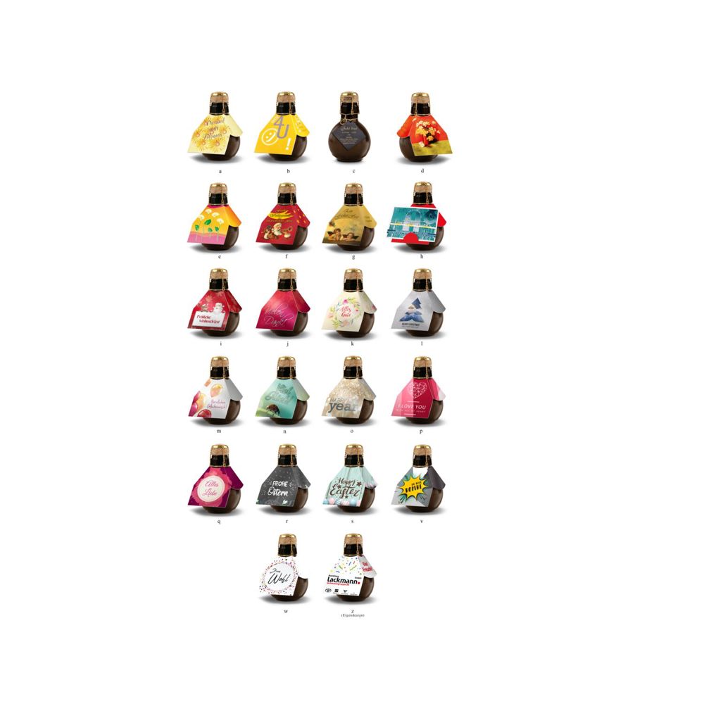 Kleinste Sektflasche der Welt! Raffael - Inklusive Geschenkkarton in Blau, 125 ml