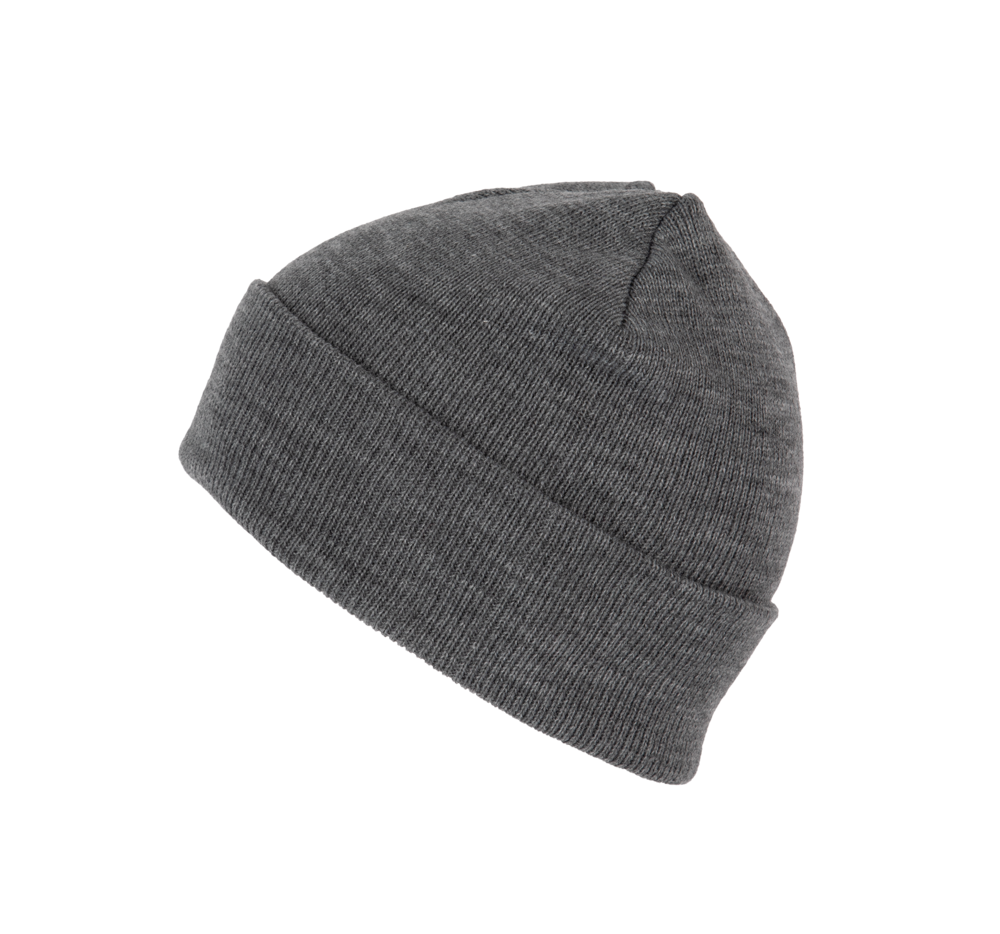 KP892 - Recycelte Mütze mit Strickumschlag