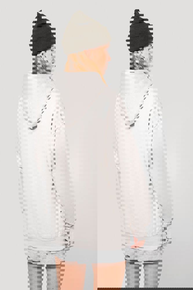 K4018 - Kapuzensweatshirt aus Molton, Oversize, Unisex