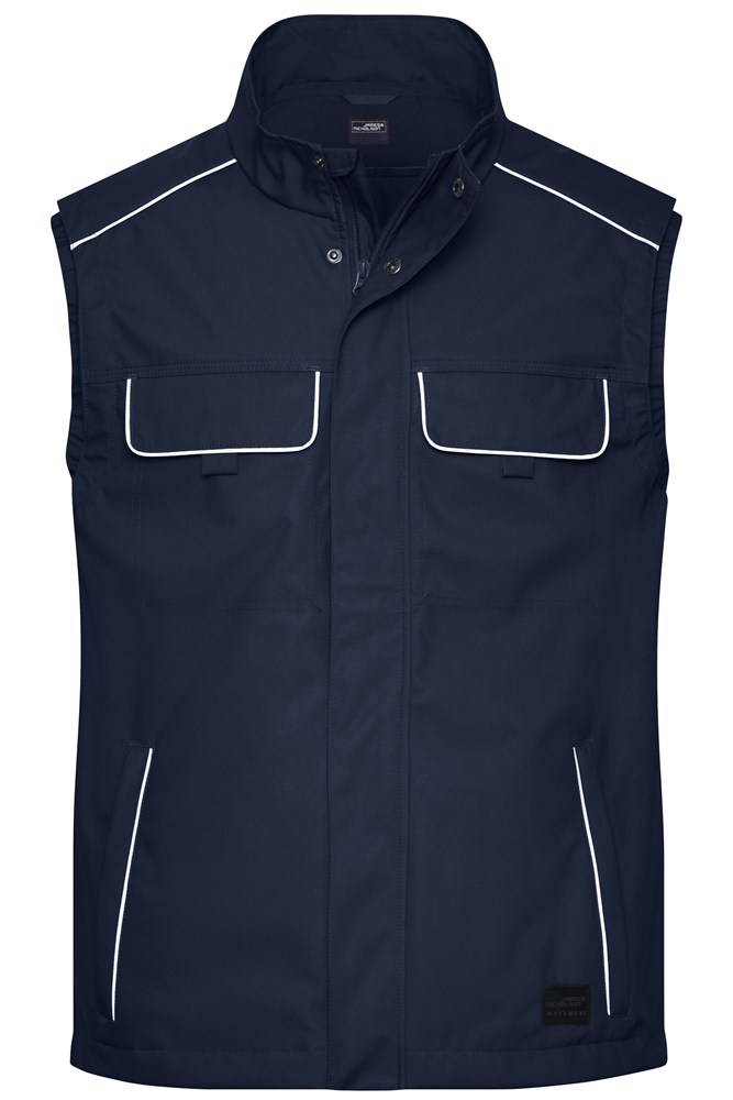 Workwear Softshell Light Vest - SOLID - - Navy (ca. Pantone 296C)