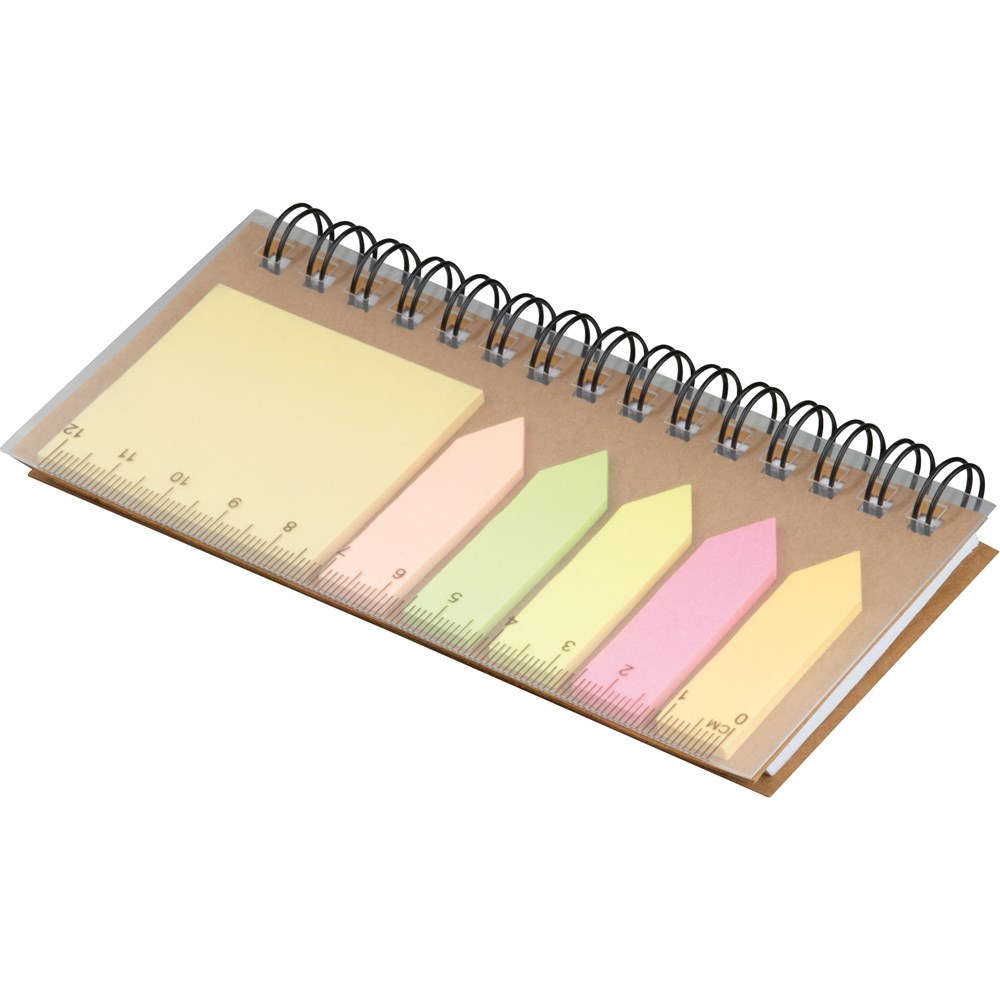 Haftnotiz Set mit Spiralblock Haftnotiz Set mit Spiralblock