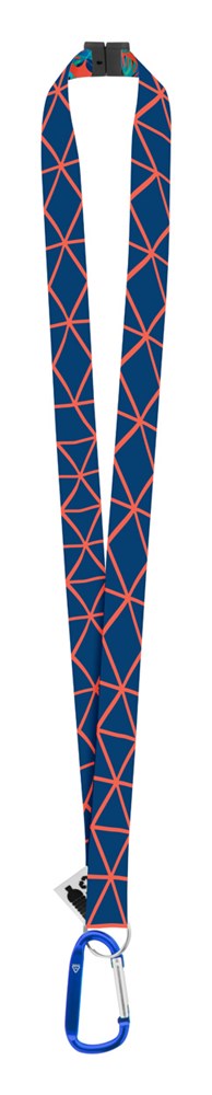 Subyard XL Safe RPET - Lanyard mit Sublimationsdruck - Blau