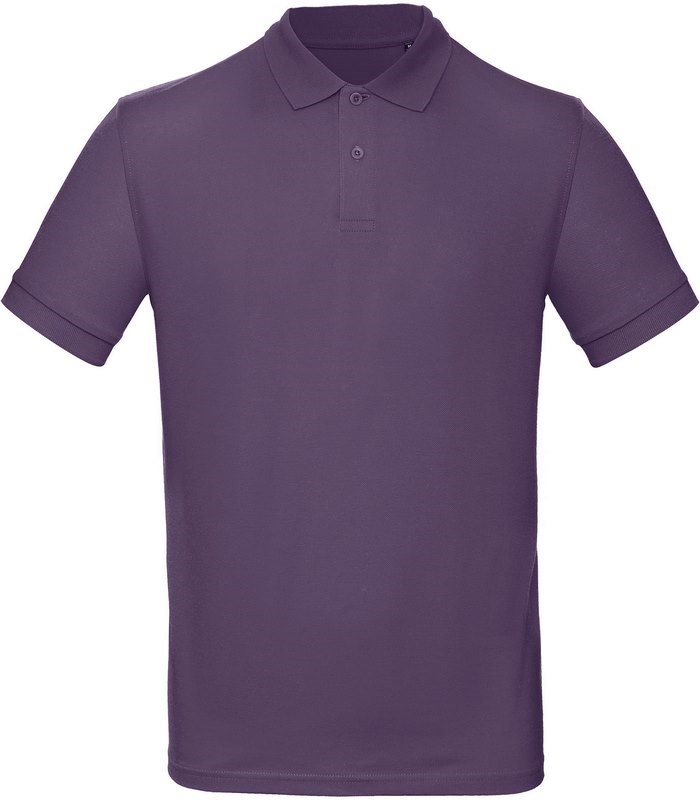 B&C Men's organic polo shirt - Radiant Lila
