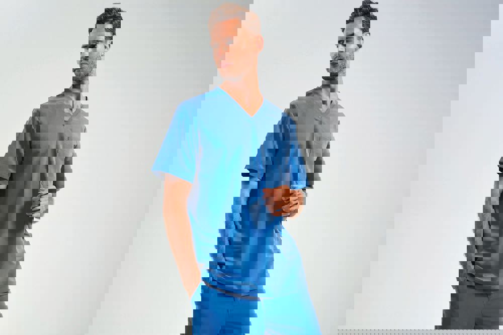 NN200 - Stretch-Tunika für Herren mit kurzen Ärmeln