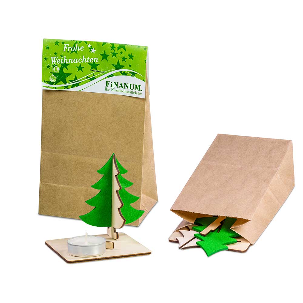 Kerzenständer Tannenbaum mit Lasergravur Kerzenständer Tannenbaum mit Lasergravur
