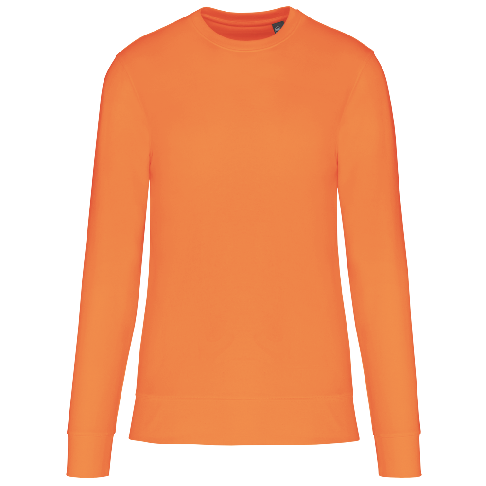 - Umweltfreundliches Sweatshirt mit Rundhalsausschnitt für Kinder - Light Orange
