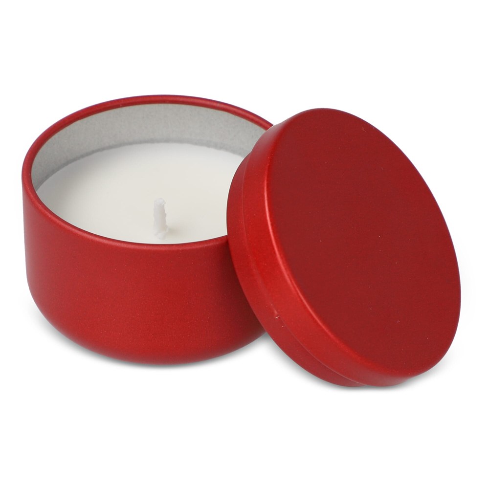 Asana unparfümierte Kerze auf Pflanzenbasis in recycelter Dose