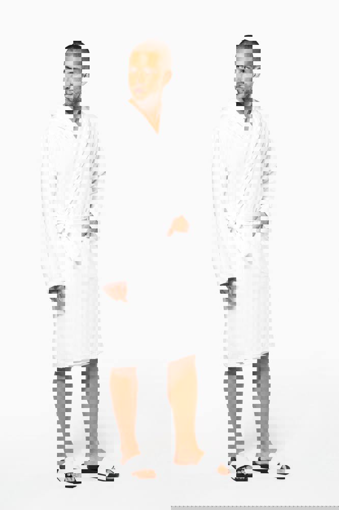 K140CXX - Bademantel mit Kapuze Bio