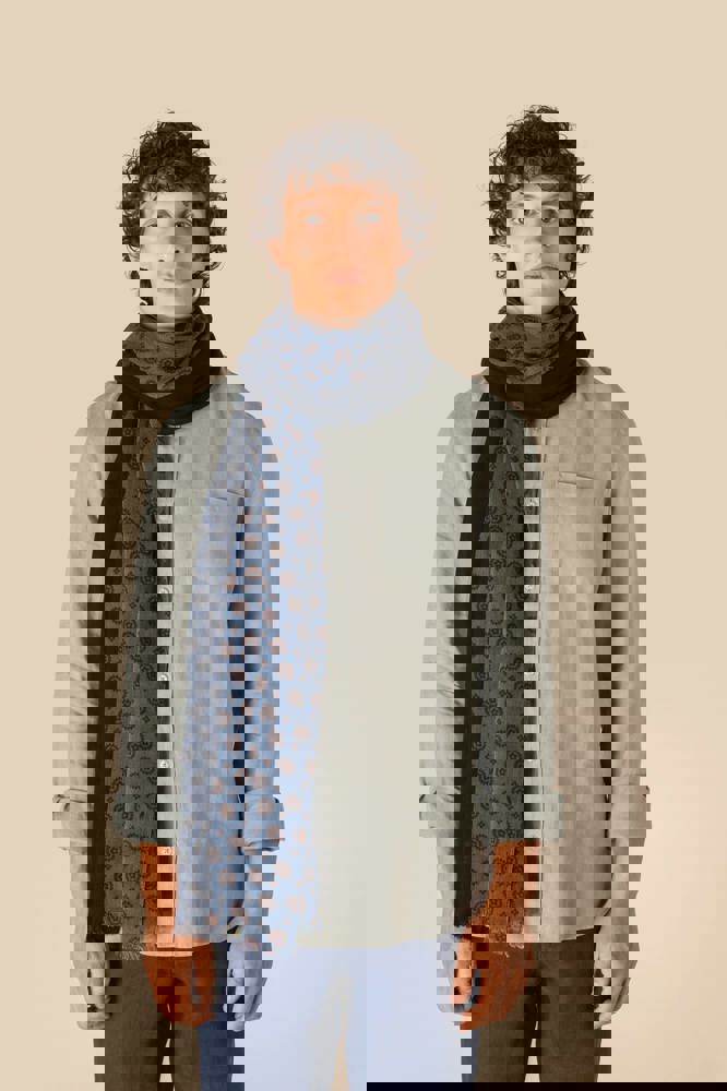 SP157 - Unisex-Schal mit Blumenmuster