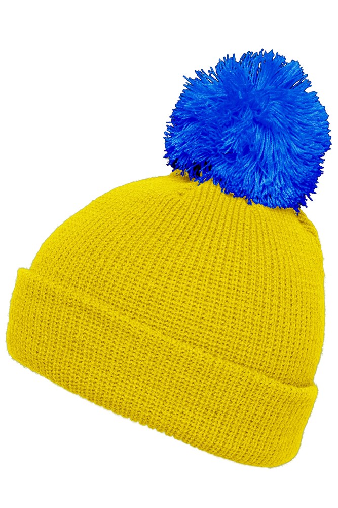 Pompon Hat with Brim Pompon Hat with Brim