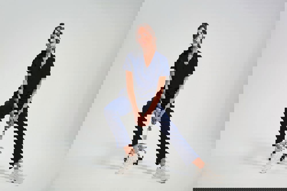 NN310 - Tunika mit Stretchanteil und kurzen Ärmeln, Damen