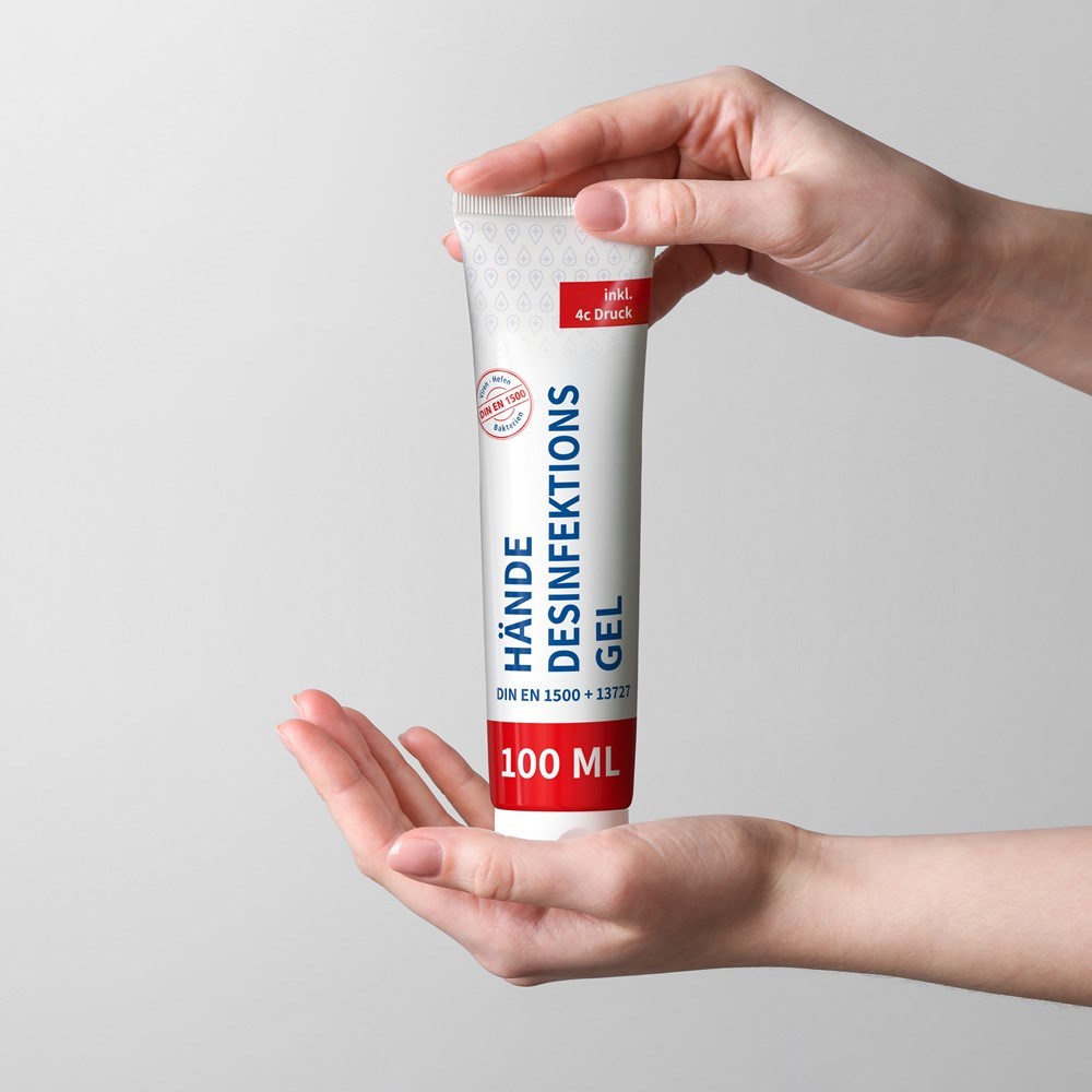 Hände-Desinfektionsgel (DIN EN 1500), 100 ml Tube Hände-Desinfektionsgel (DIN EN 1500), 100 ml Tube