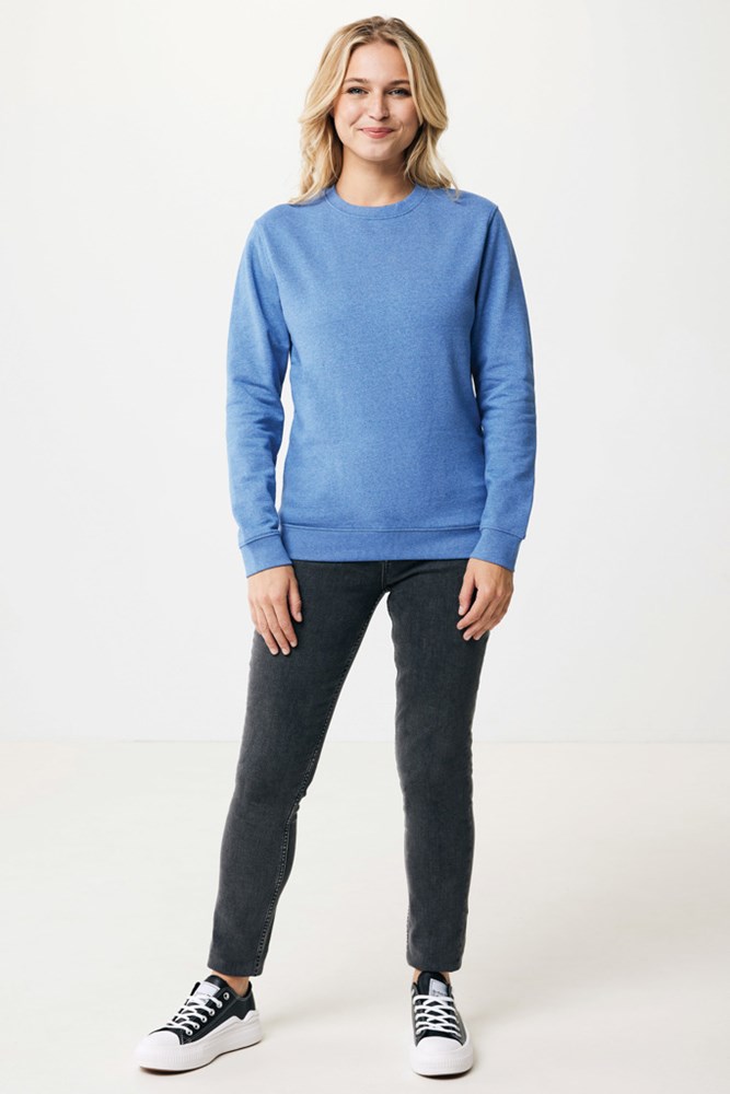 IQONIQ Denali ungefärbt. Rundhals-Sweater aus recycelter BW IQONIQ Denali ungefärbt. Rundhals-Sweater aus recycelter BW