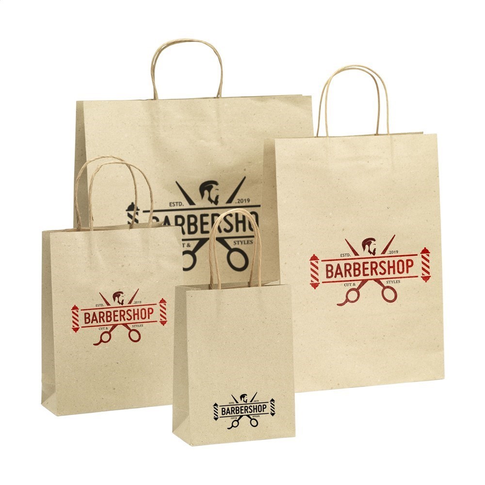 Leaf It Bag aus recyceltem Graspapier (120 g/m²) XL
