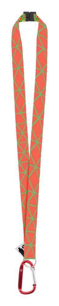Subyard XL Safe RPET - Lanyard mit Sublimationsdruck - Rot