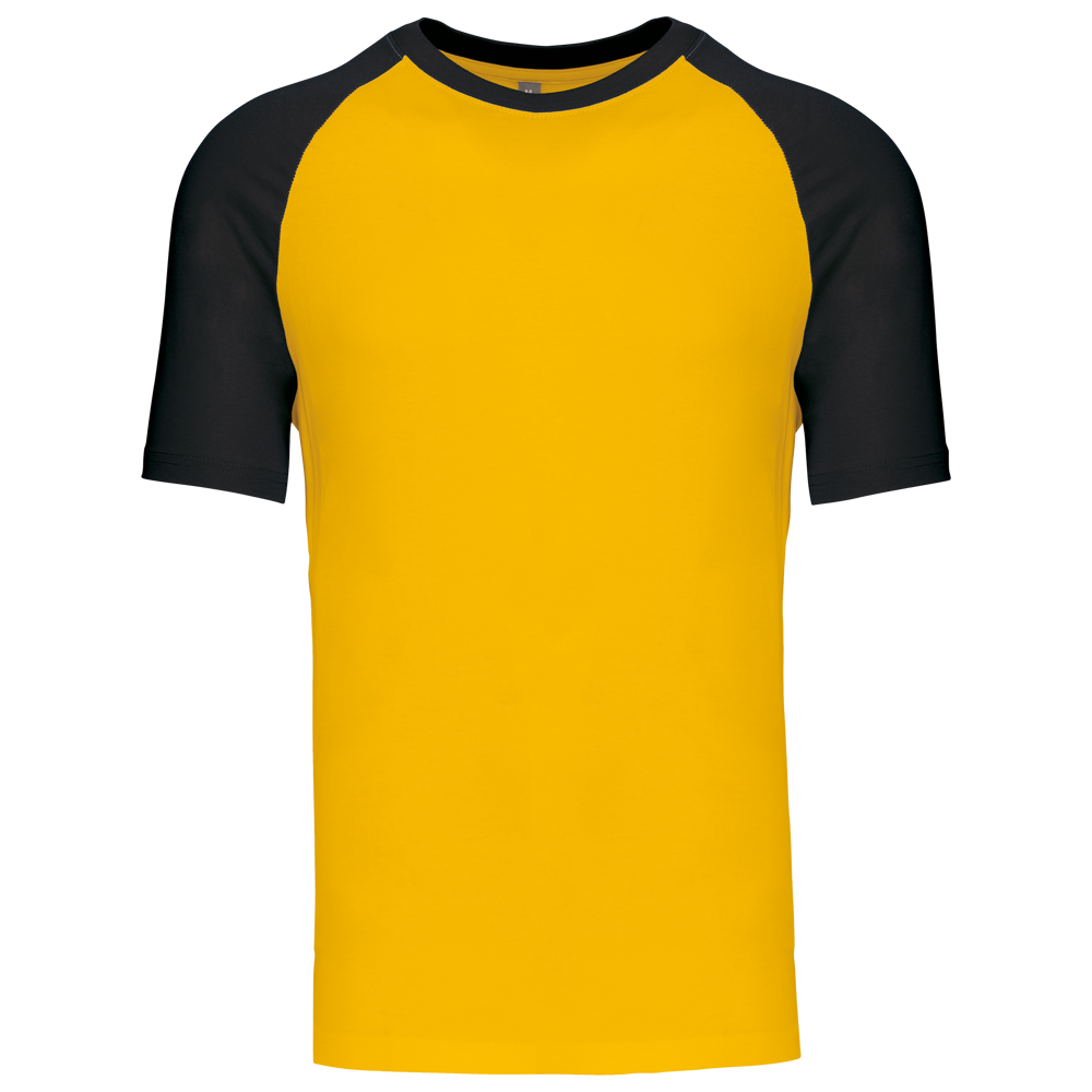 K330 - Baseball-Shirt, zweifarbig - Yellow / Black