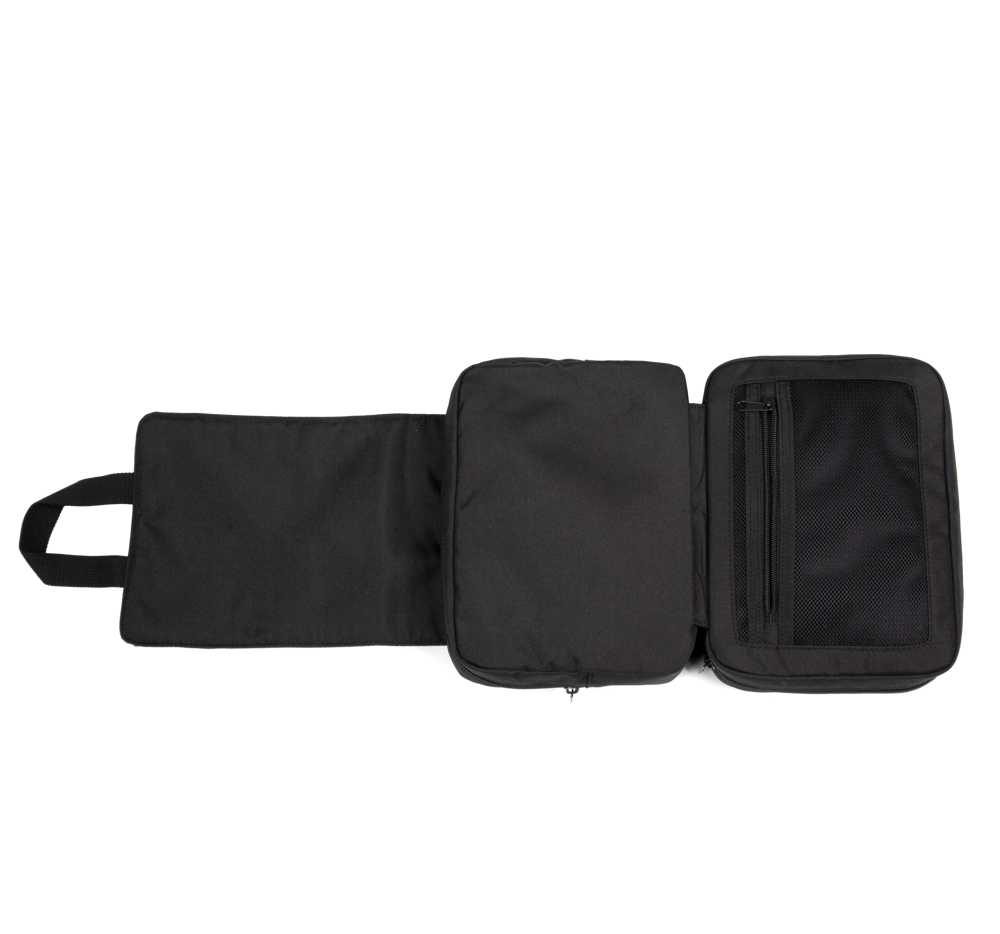 KI0370 - Recycelter Toilettenbeutel mit doppeltem Fach