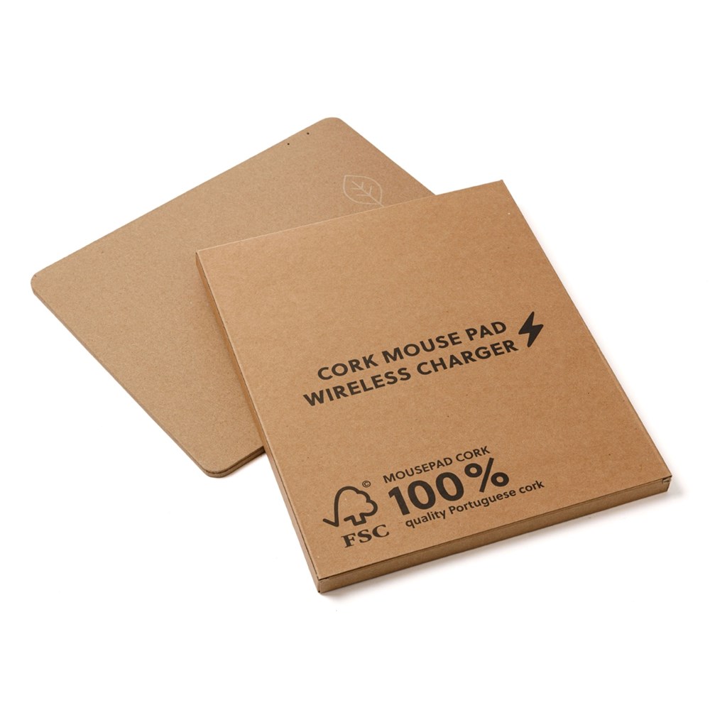 Wireless Charger Mauspad - Papier-Braun Wireless Charger Mauspad - Papier-Braun