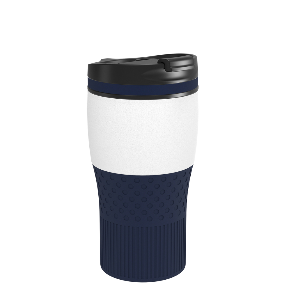 Thermobecher RETUMBLER-BAYAMO MEZZO CORPORATE - weiß, marineblau