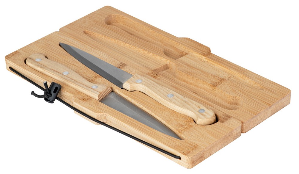 CUT Bambusbrett mit Messern CUT Bambusbrett mit Messern