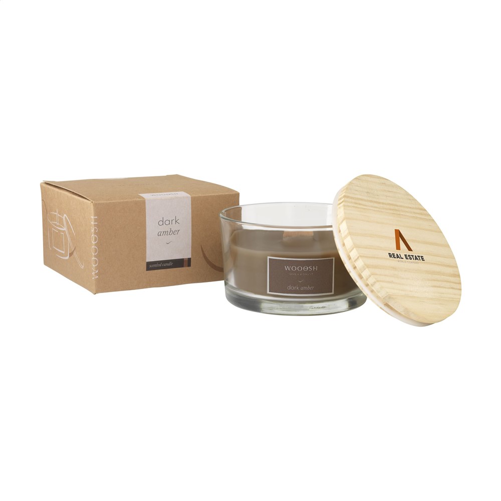 Wooosh Flame Scented Candle Dark Amber Wooosh Flame Scented Candle Dark Amber