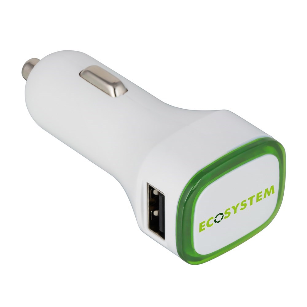 USB-Autoladeadapter COLLECTION 500 - Hellgrün
