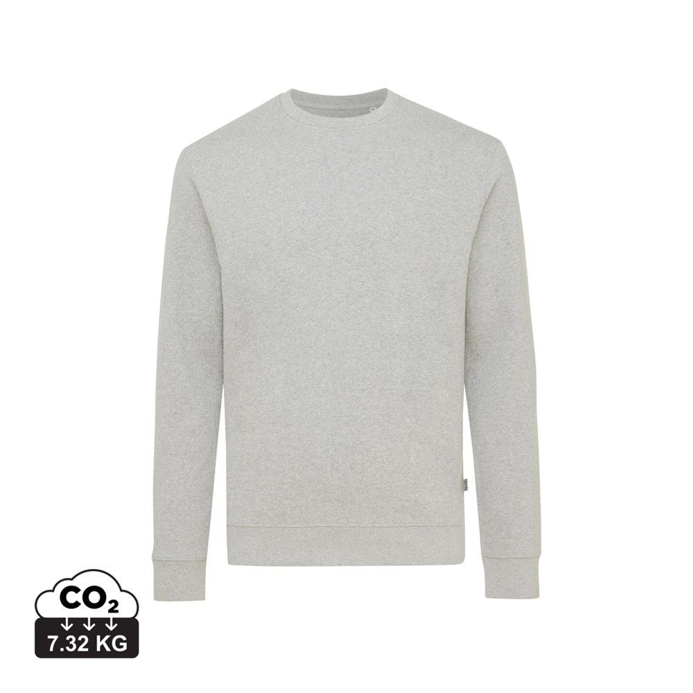IQONIQ Denali ungefärbt. Rundhals-Sweater aus recycelter BW IQONIQ Denali ungefärbt. Rundhals-Sweater aus recycelter BW