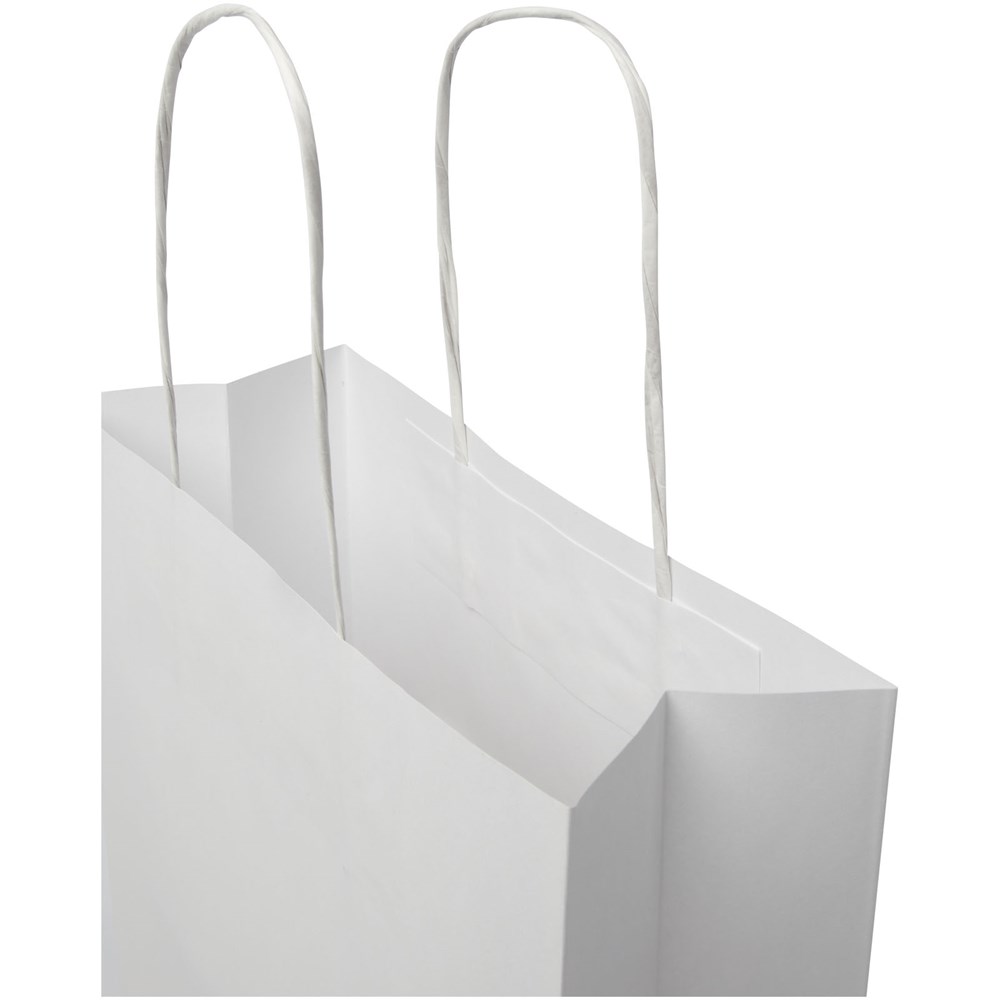Kraftpapiertasche 120 g/m² mit gedrehten Griffen – mittel Kraftpapiertasche 120 g/m² mit gedrehten Griffen – mittel