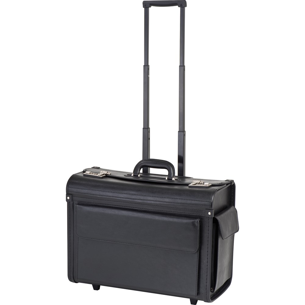Akten-/Pilotenkoffer Trolley aus Kunstleder Akten-/Pilotenkoffer Trolley aus Kunstleder